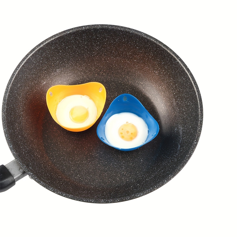 4pcs/2pcs Silicone Egg Poacher Egg Cups Cookware Microwave Egg