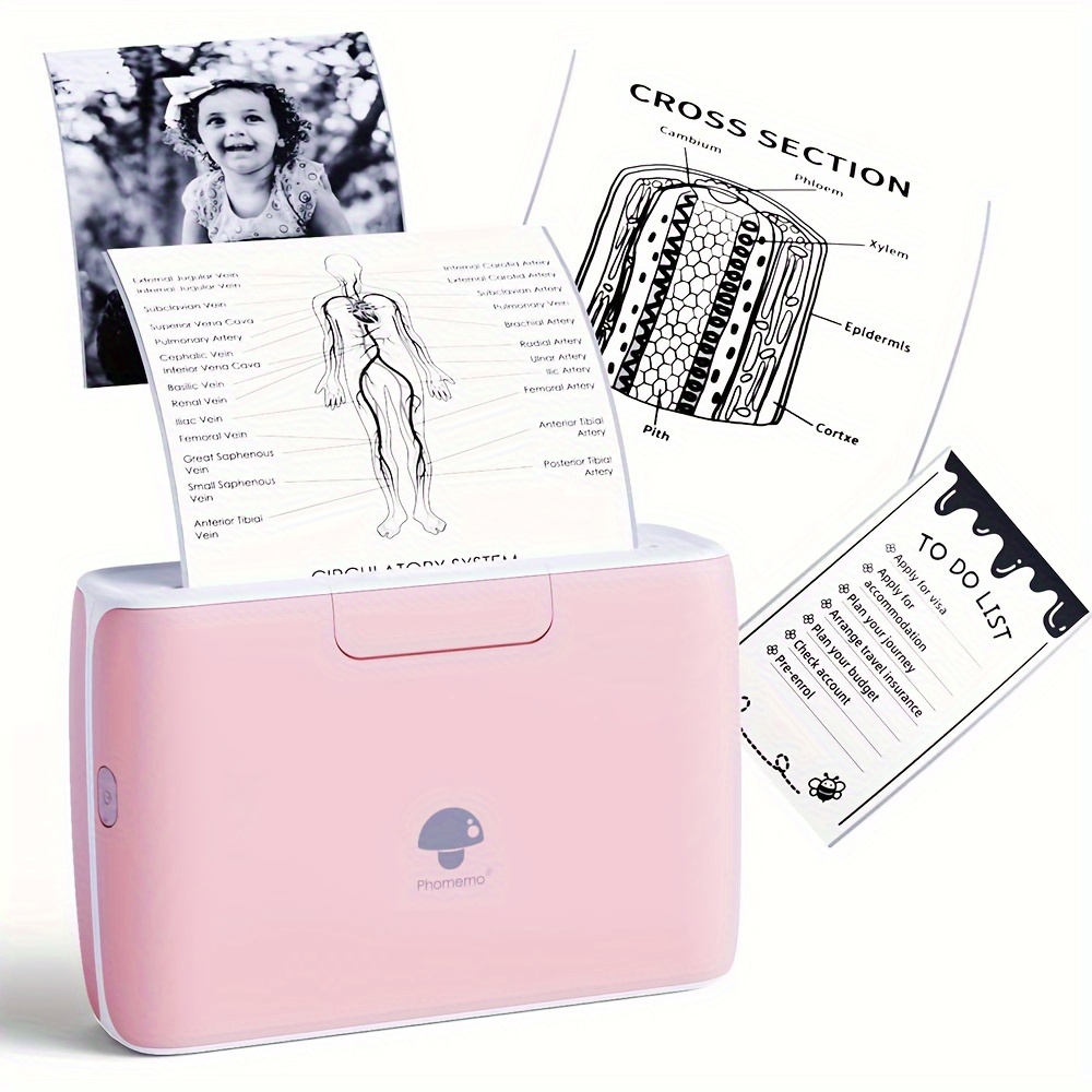 Impresora de bolsillo, Mini portátil BT Impresora de fotos de papel  inalámbrica Impresión térmica de bolsillo Conexión USB Impresoras Fotos  (rosa), para el gran juego - Temu Spain