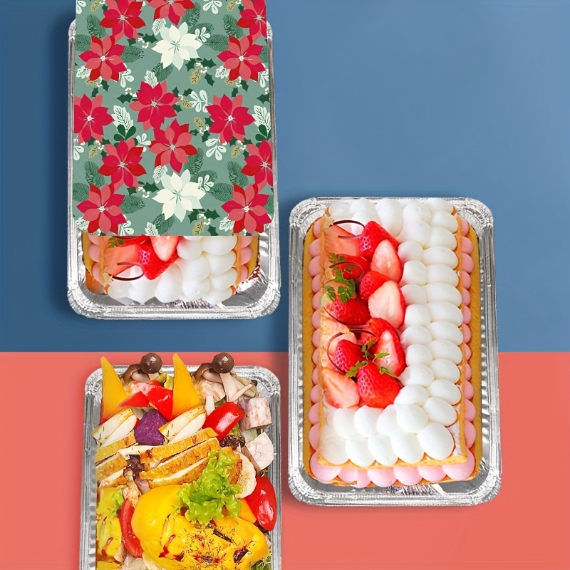 20 pièces Coupe De Gâteau Unicolore Jetable Avec Doré En Aluminium dessert  Pour Pâtisserie