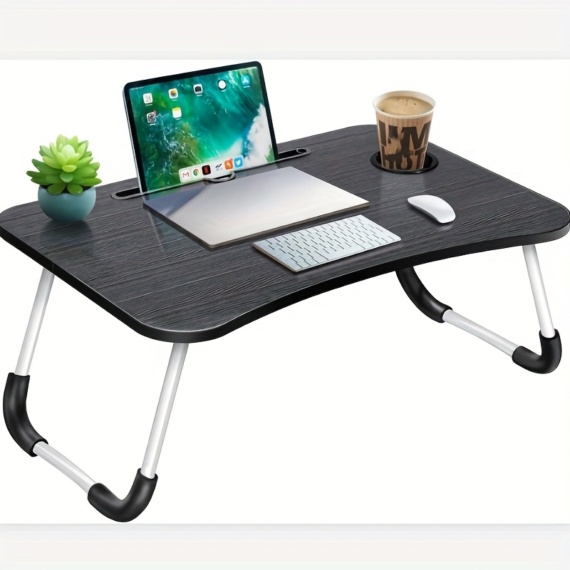 Table pour ordinateur portable, table de lit pour ordinateur portable,  pliable, table