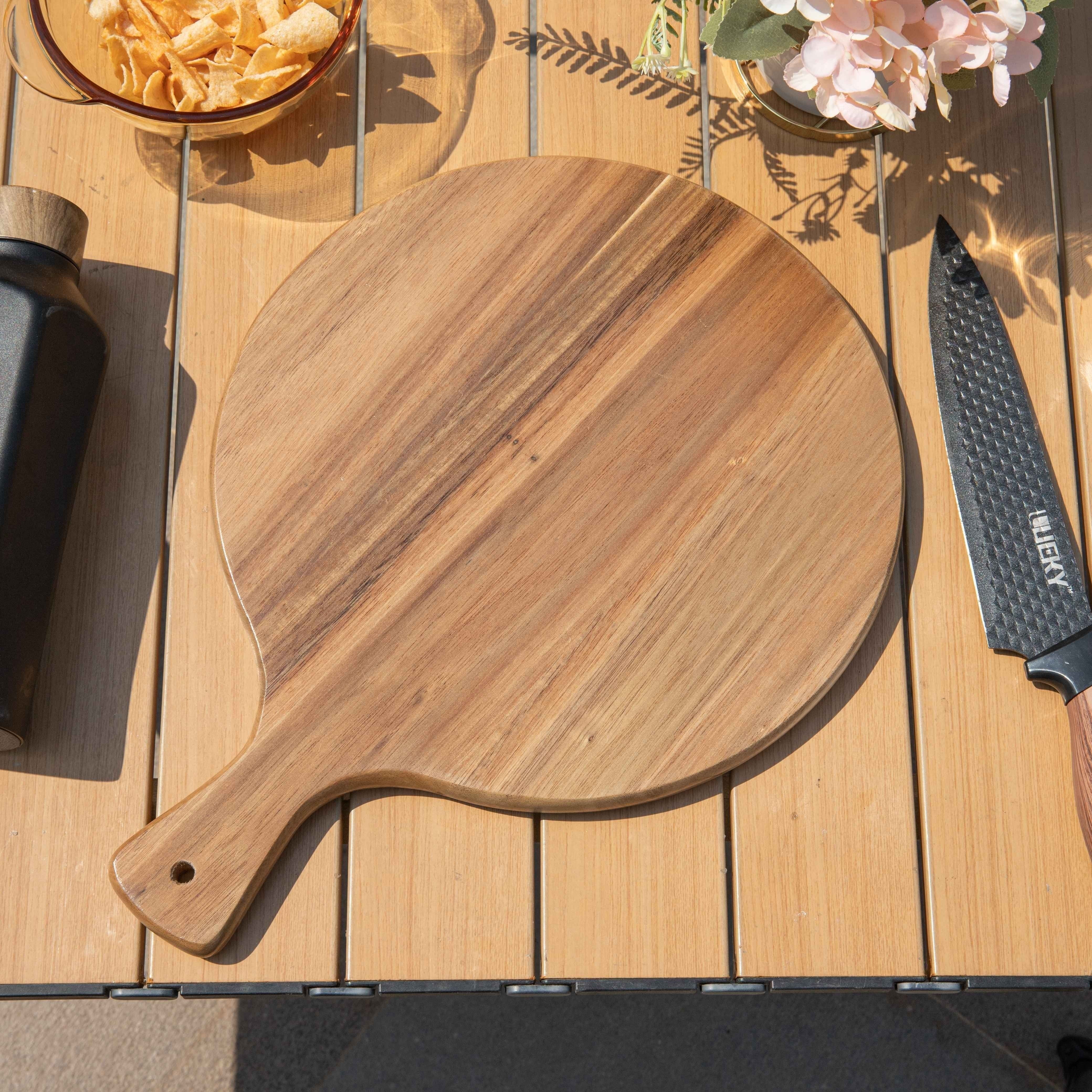 Acacia Wood Cutting Board Portable Chopping Board Kitchen - Temu