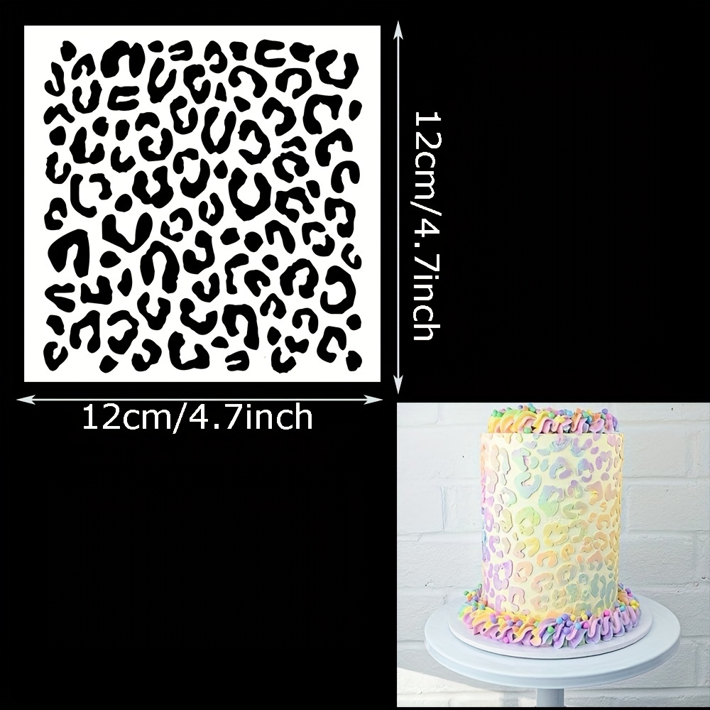 Cake Decorating Stencil Mold Geometric Shape Cake Stencils - Temu
