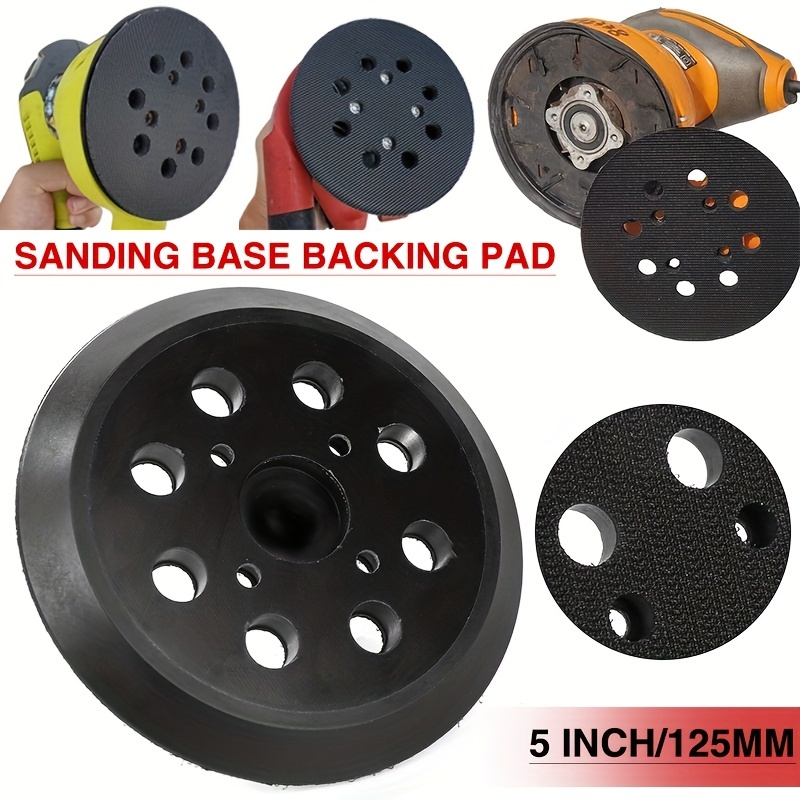 5 Sander Pad for Ryobi Sander, 5 Inch 8 Hole Hook and Loop Replacement  Sanding Pad for Ryobi RS290, RS241, RS240, RS280, RS280VS, RS281VS, P411