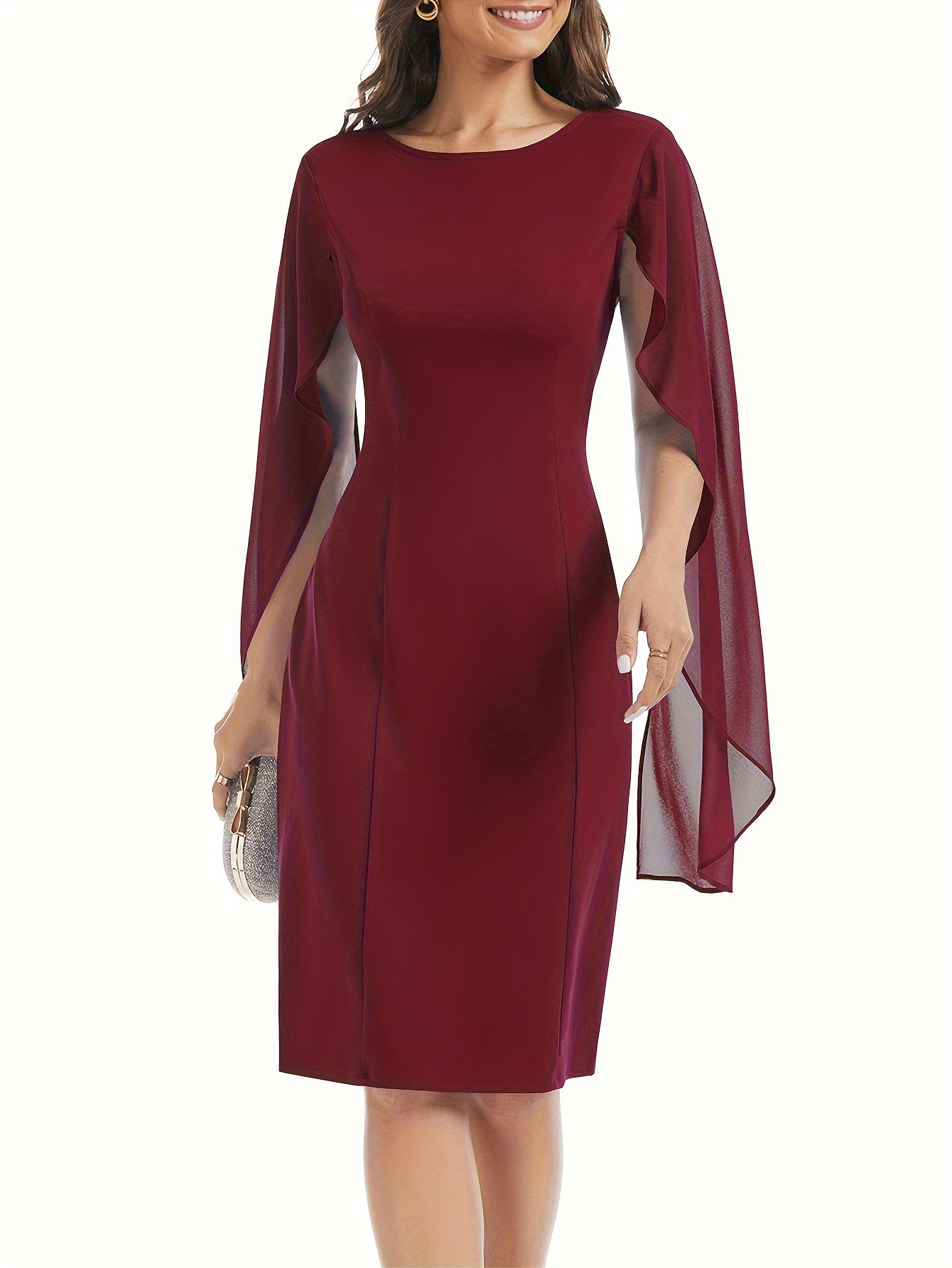 cape dresses formal Dune Cape Dress - Cream & Black Midi with Detachable Cape XL