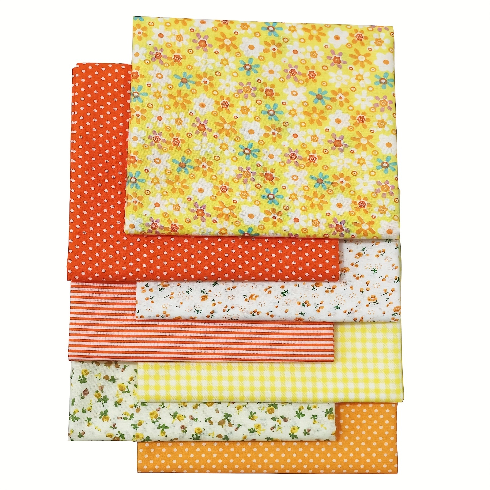 9.8 X 9.8 Pre cut Yellow Cotton Fabric Squares Perfect For - Temu