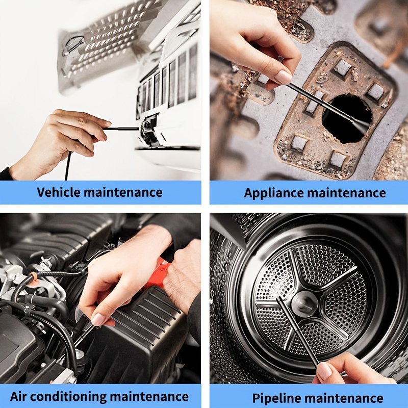 Endoscope À Double Objectif Caméra Industrielle Connexion WIFI Canalisation  D'égout Outil D'entretien Et De Réparation De Voiture Détecteur Sonde Haute  Définition Portable - Temu France