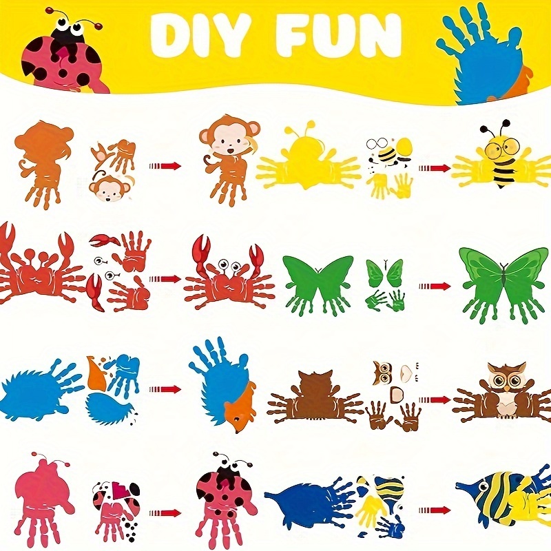 Arts Craft Kit Easy Crafts Make Animal Characters Kit Diy - Temu