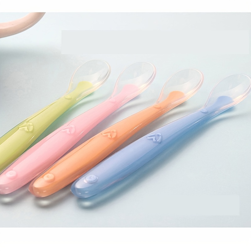 Learning To Eat Made Fun: Children's Silicone Spoons For Baby's