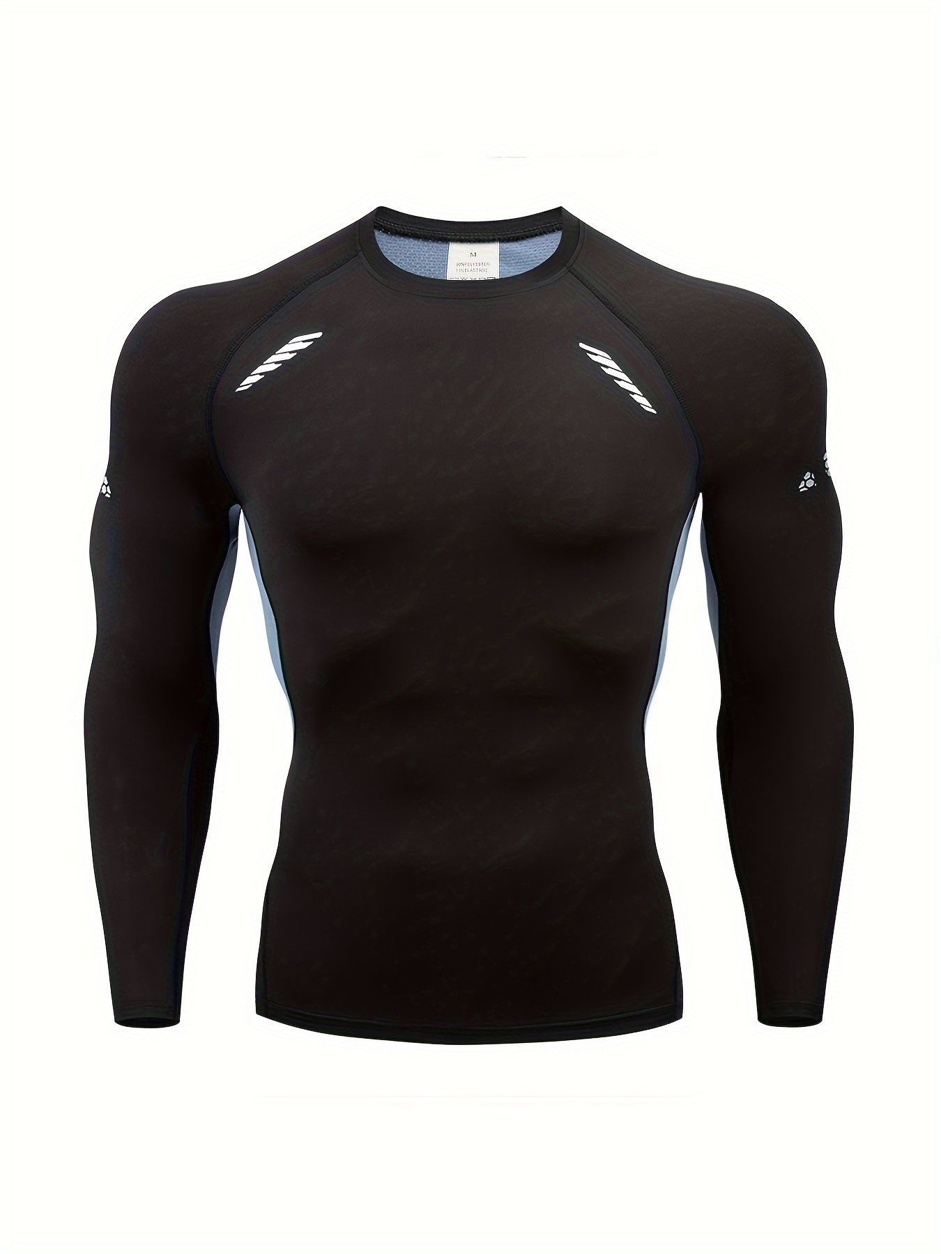 5 Pack Compression Shirts Men Long Sleeve Rash Guard Athletic Baselayer  Undershirt Gear Tshirt for Sports Workout