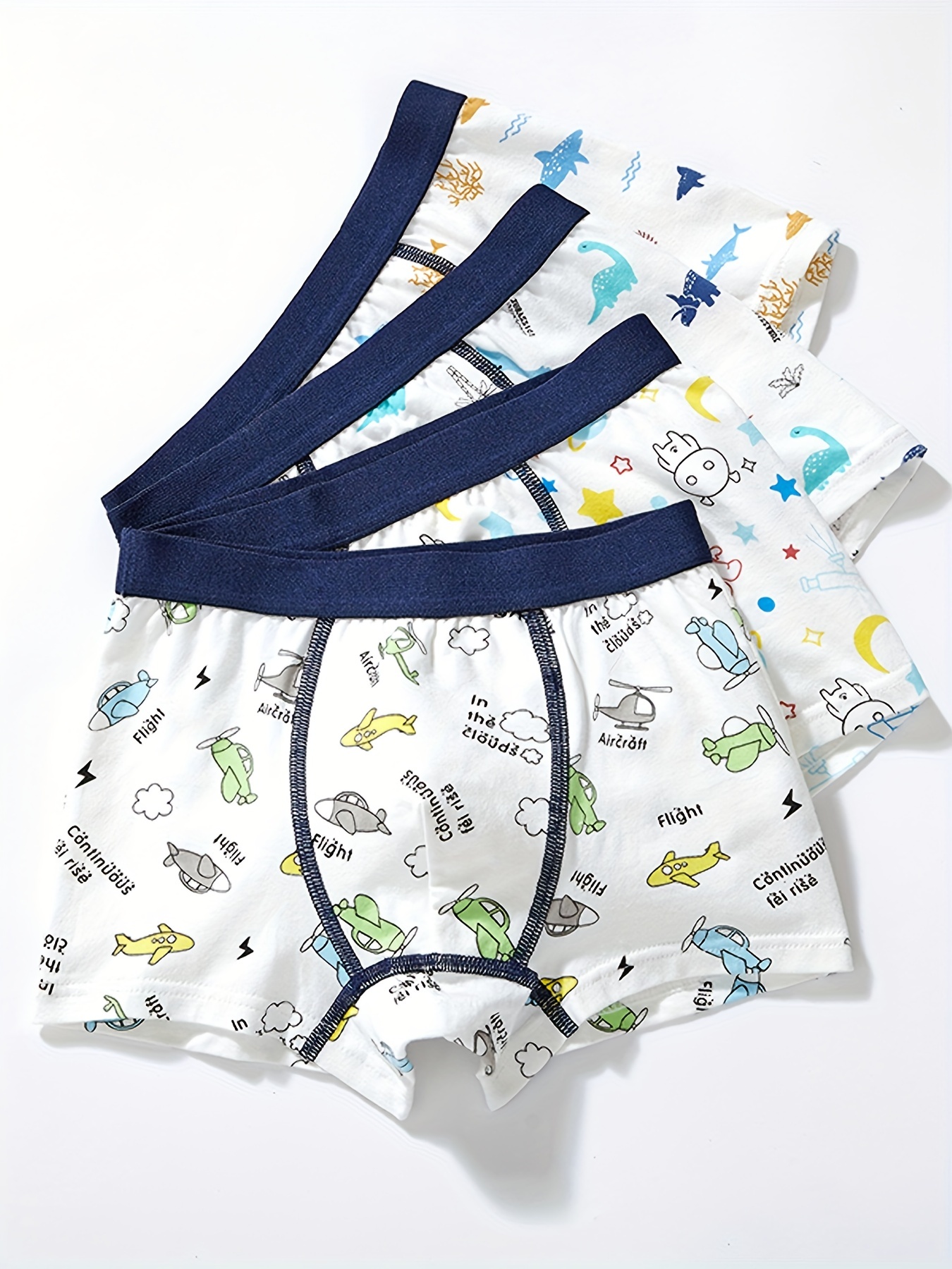 Ubriefs 4pcs/set Boy's Boxer Shorts Underwear for Kids Boy High Quality  Cotton Cartoon Panties Underpants for 4 5 6 7 8 9 10 11 12 13 14 15 16  Years Old Boys