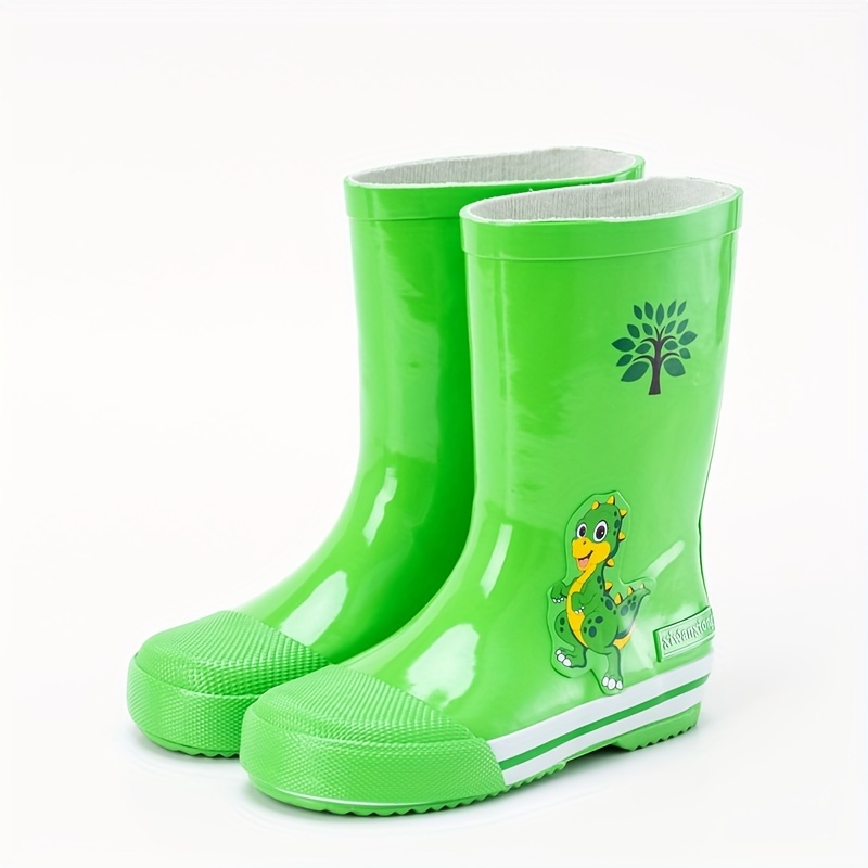Boys Rain Boots Cartoon Print Waterproof Non Slip Rain Shoes For Toddlers  Kids Newborn Infant - Kid's Shoes - Temu France