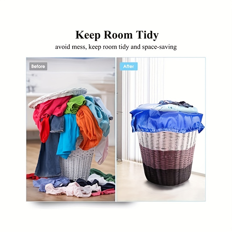 2PCS LAUNDRY BAG HAMPER TRAVEL HEAVY WASHING CLOTHES STORAGE BAG DRAWSTRING  NEW