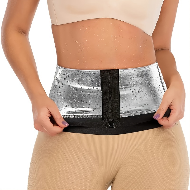 Waist Trainer Tummy Wrap Tummy Control Workout Zipper - Temu Canada