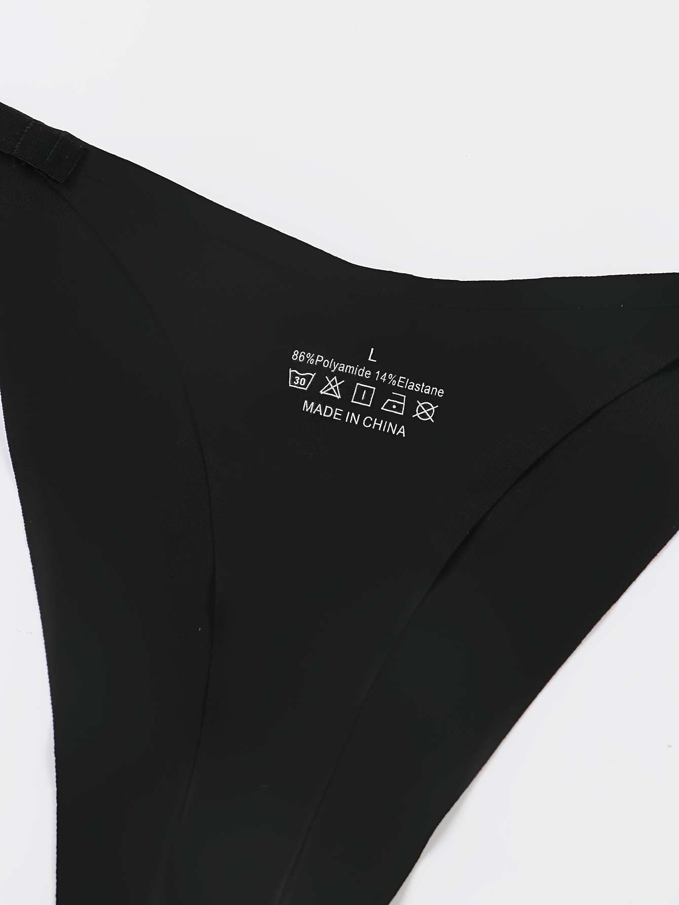 Slogan Print Seamless Thongs Intimates Panties Women's Sexy - Temu