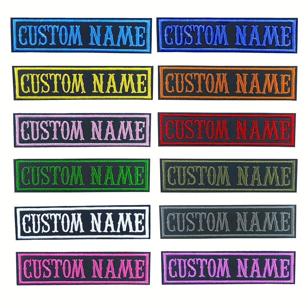 Personalized Patches For Dog Harness Collar Vest K9 Tags Sticker Label  Custom Tactical Patch Bundle Name