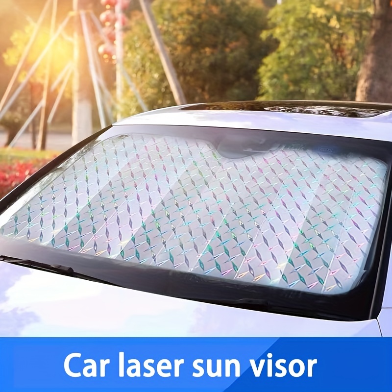Front Laser Auto Sonnenschutzscheibe Hand Falten Auto Sonnenschutzscheibe  Frontscheibe, Windschutzscheibe Sonnenschutz