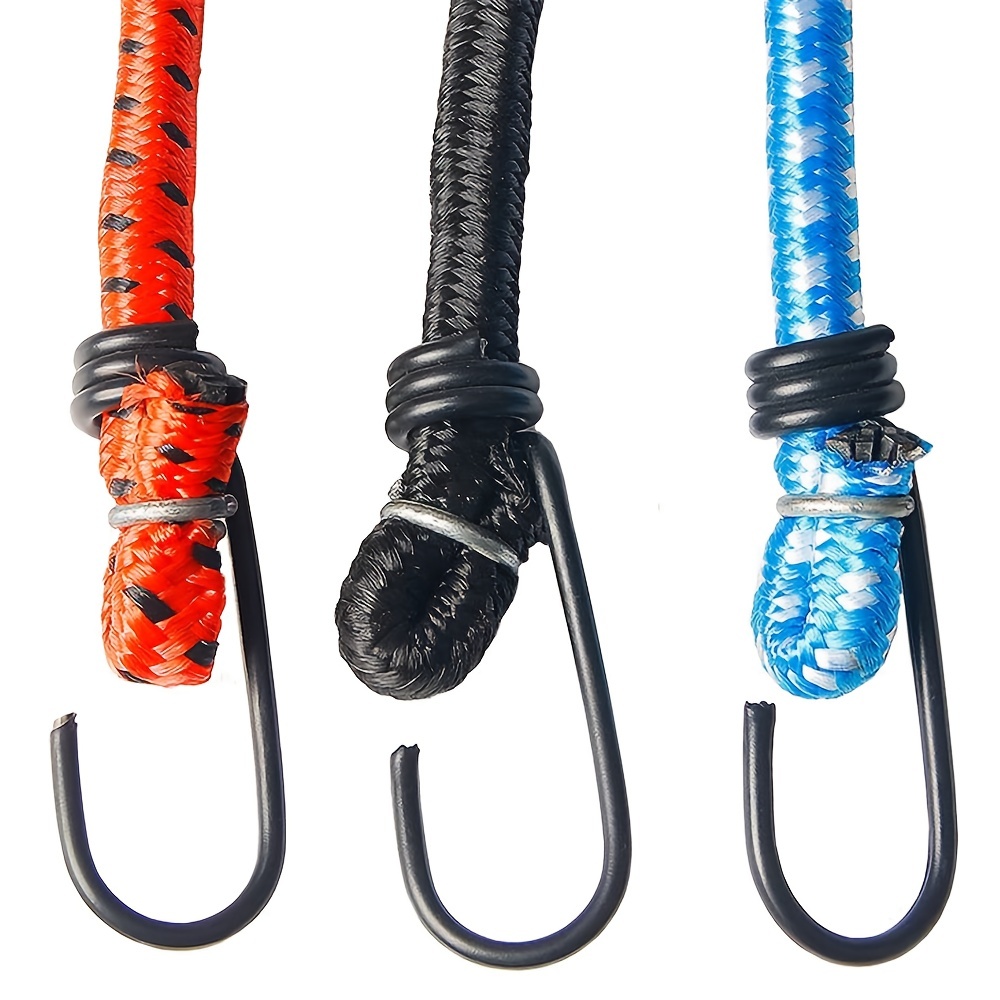 Elastic Rope With Hook, Double Hook Elastic Rope, Outdoor Sports Luggage  Rope