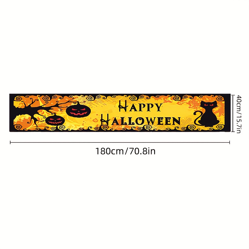 1pc Halloween Decorations Banner Scary Pumpkin Outdoor Flag