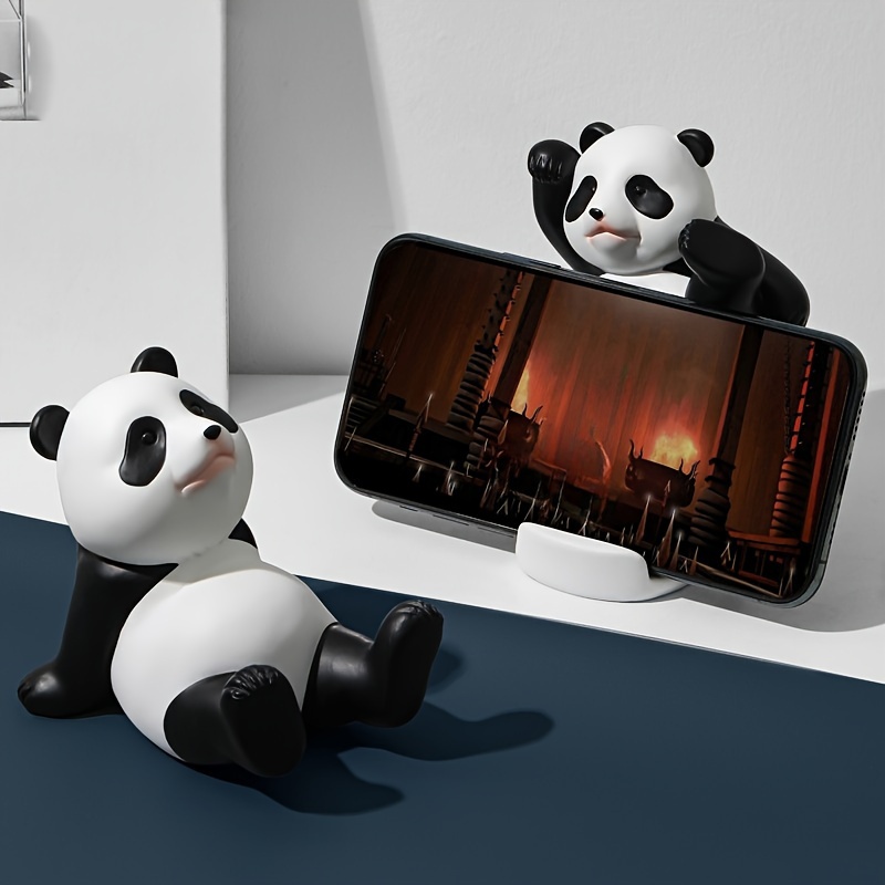 Cartoon Panda Mobile Phone Finger Ring Holder For Phones Grip Support  Accessories Telephone Smartphone Cell Phone Stand Holder