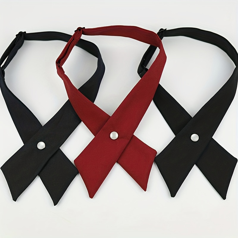 Red and Black Ties with Crucifixes - Mens Neckties Selini