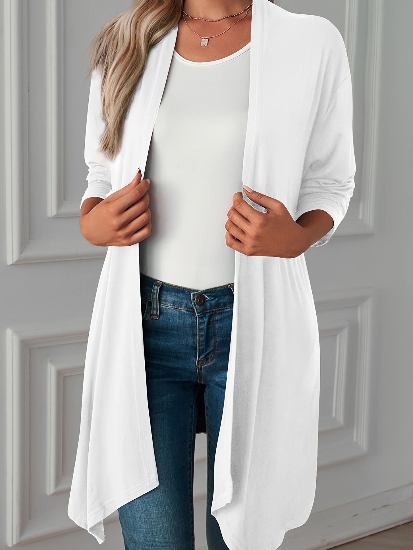 Womens plus clearance white cardigan