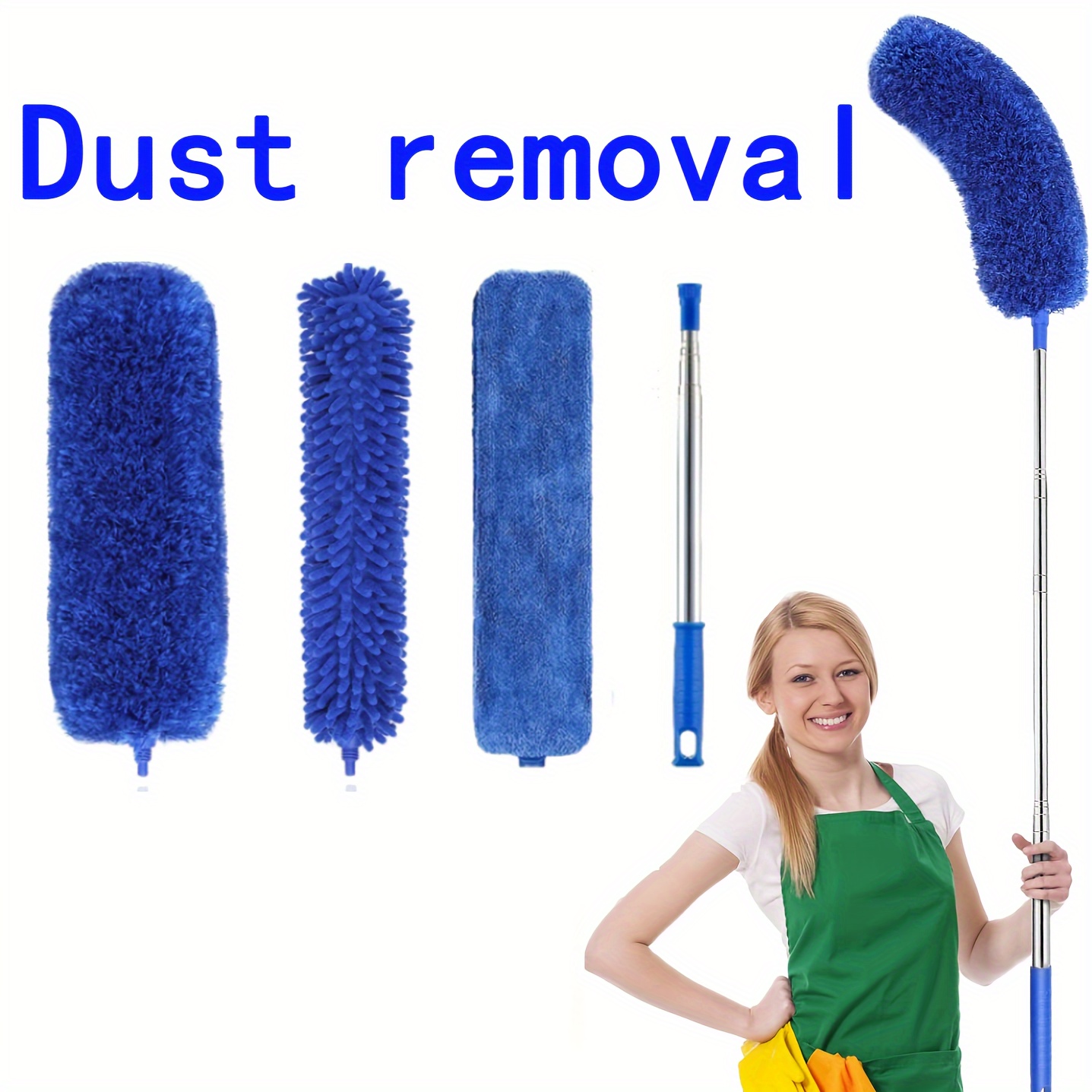 Microfiber Dusters Extension Pole Retractable Dust Removal - Temu