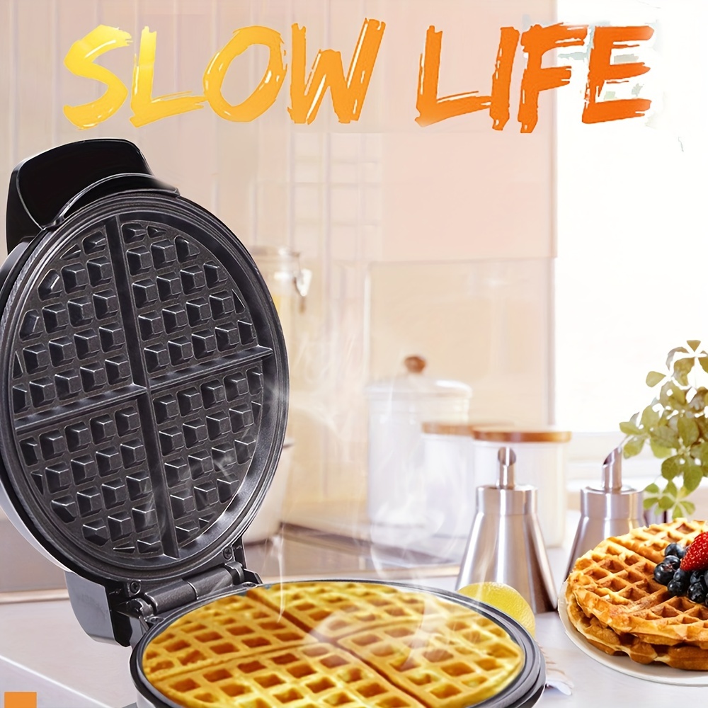 1pc, Mini Waffle Maker For Individual Waffles, Chowder, Keto Chaffles, Easy  To Clean, Non-Stick Surface, 4-Inch (White), Cookware, Kitchenware, Kitche