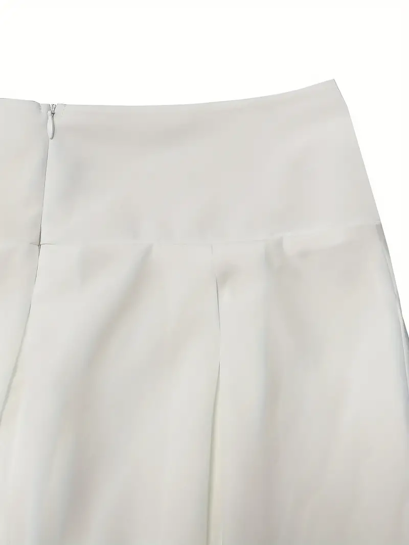 Faldas Cintura Alta Fruncidas Elegantes Faldas Maxi - Temu