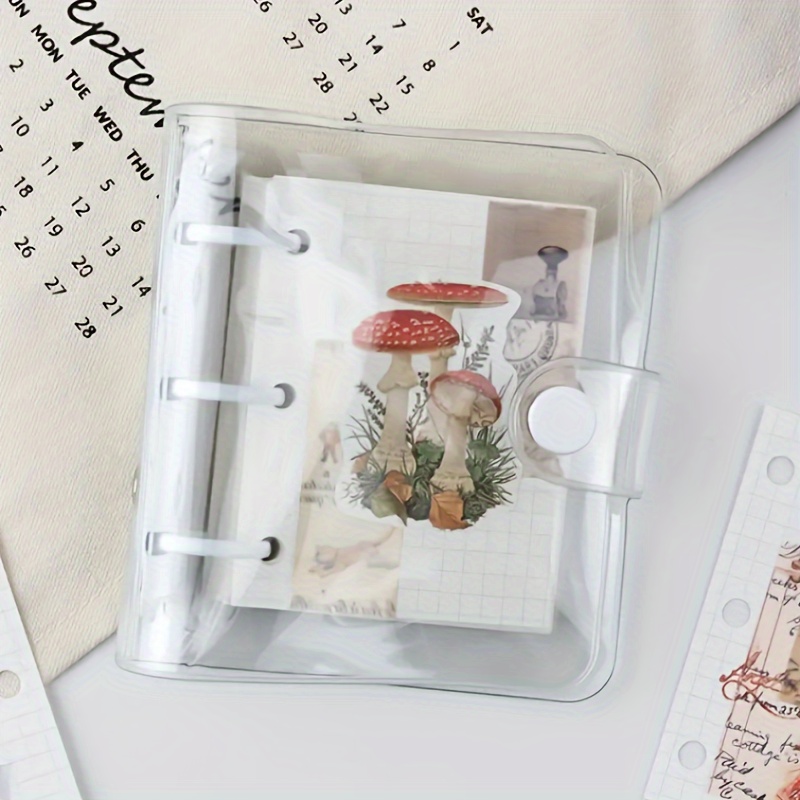 Diy Mini 3 Hole Binder Handmade Card Organizer Book Movie - Temu