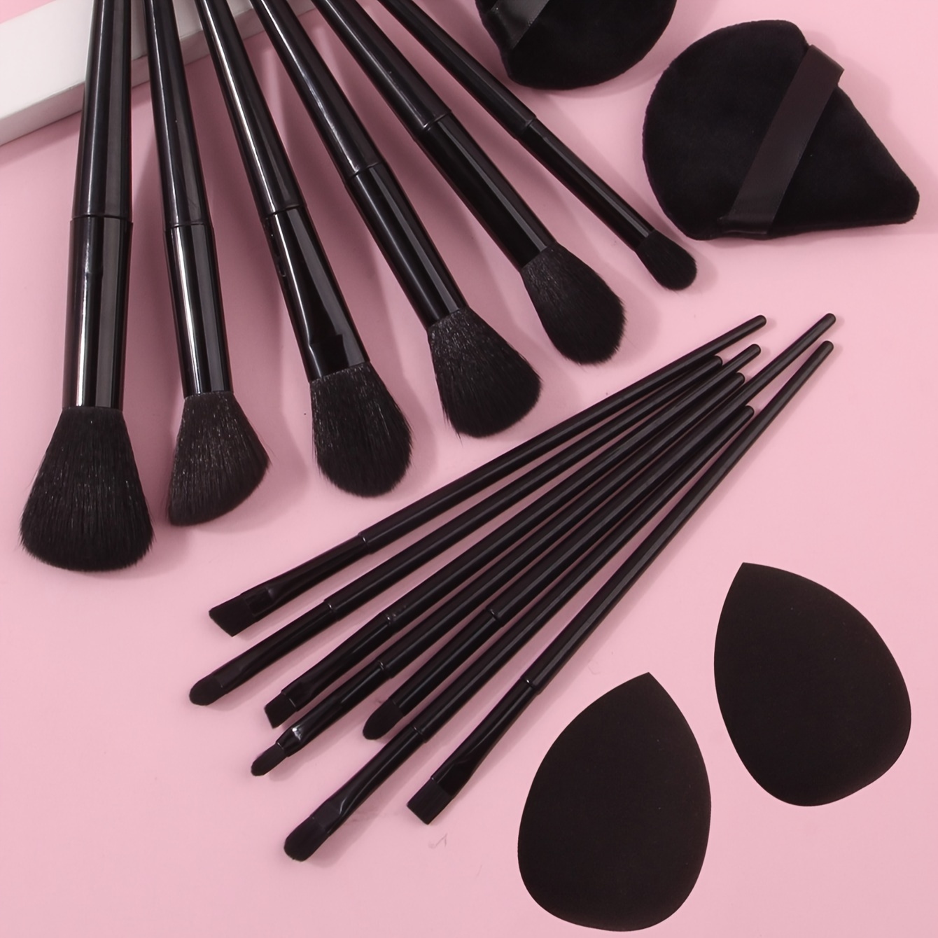 Set di pennelli per trucco, 7 pezzi Pennello per trucco portatile  multifunzionale Strumento per trucco cosmetico per principianti, Pennello  per trucco/Pennello per cosmetici Black Friday