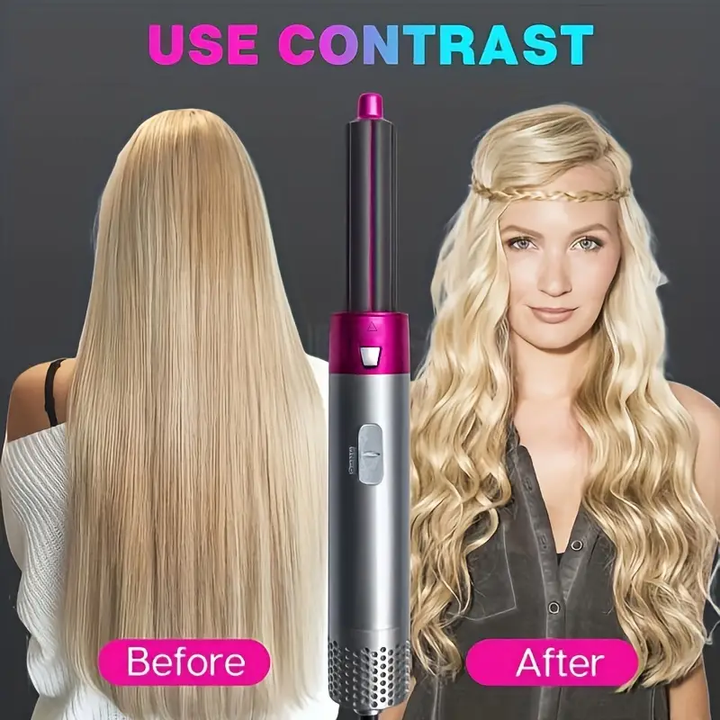 transform your hair with the 5 in 1 hot air comb automatic curling straightening for salon quality results details 2