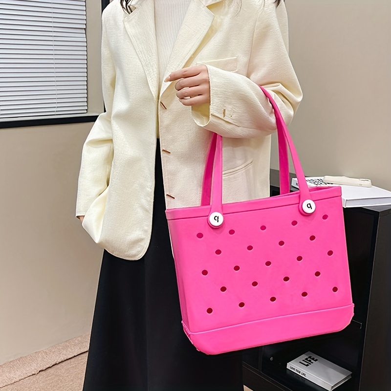 Polka Dot Duffle Bag - Hooked for Life