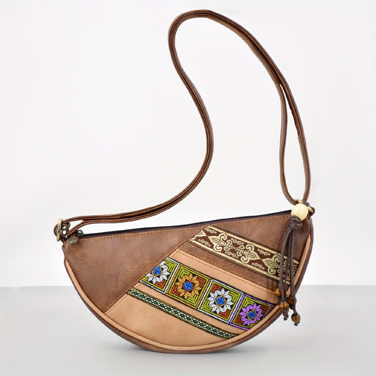 Vintage Boho Crossbody Bag, Retro Ethnic Style Shoulder Bag, Women's  Bohemian Handbag & Purse - Temu