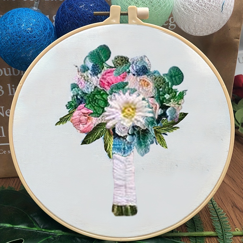 Sunflowers Embroidery starter kit With Pattern