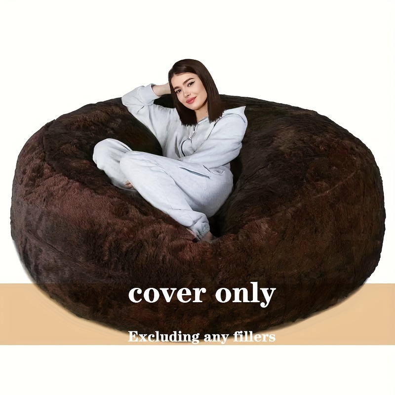 Bean Bag Chair Cover Chair Lazy Sofa Bed Cover Soft Living - Temu