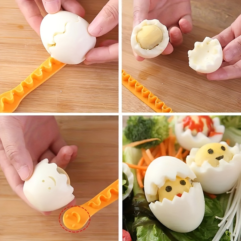 Creative Egg Cutter Carving Lace Egg Slicer Fancy Cooked - Temu