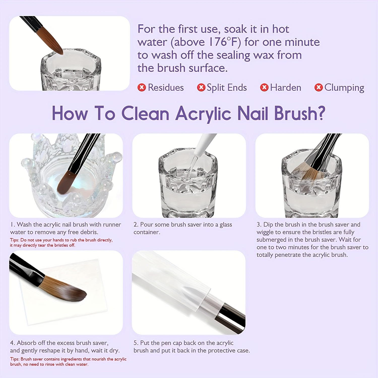 Acrylic Nail Brush - Temu