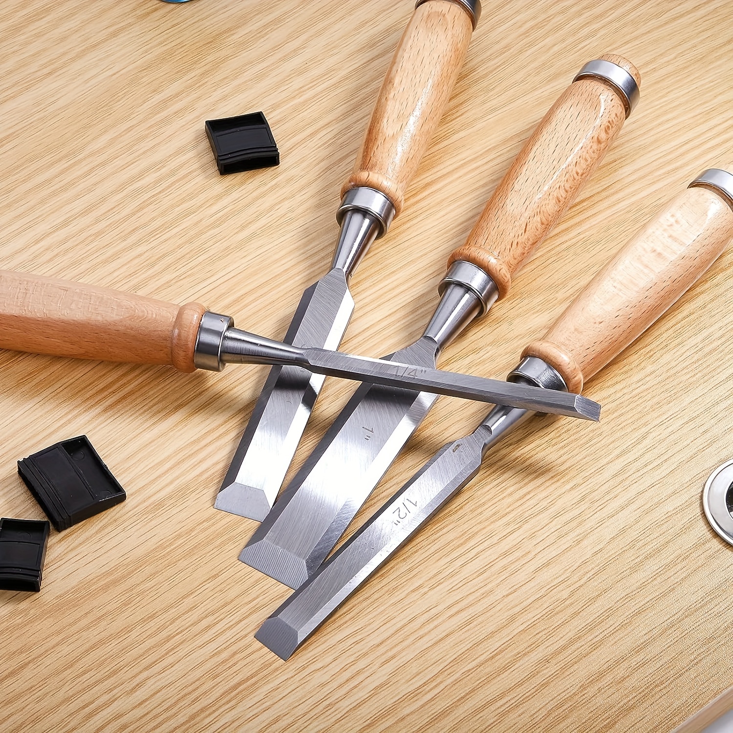 Woodworking Chisel Set Carbon Steel Wood Carving Tools Kit - Temu