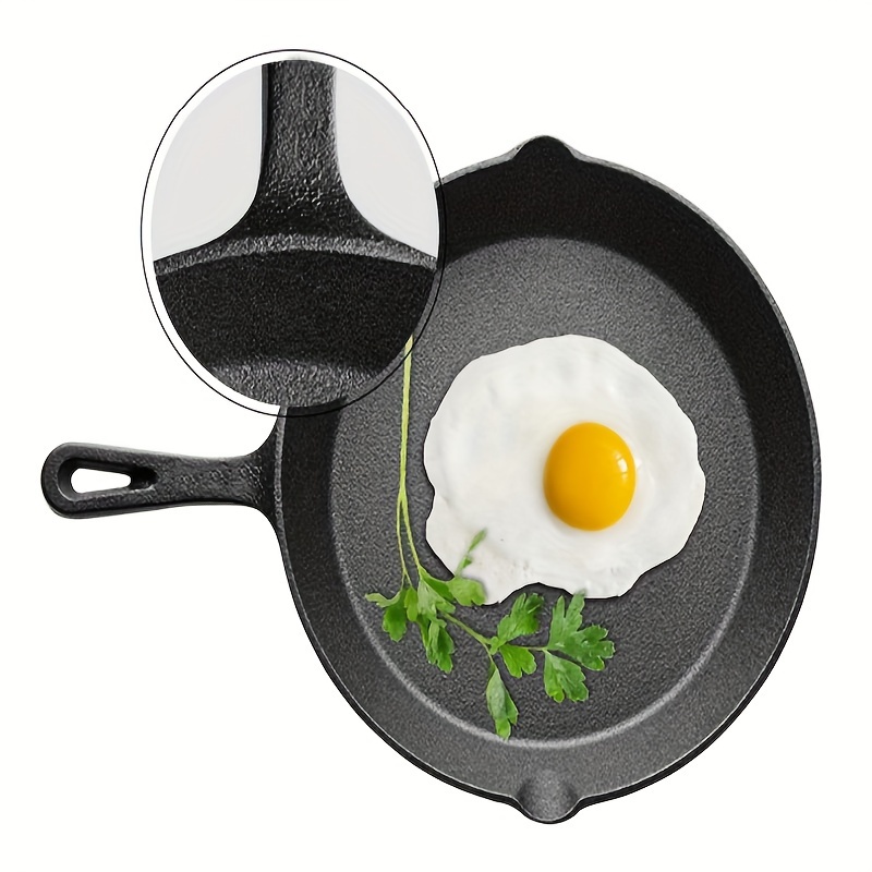 Cast Iron Omelet Pans Skillet Frying Pan With Drip spouts - Temu