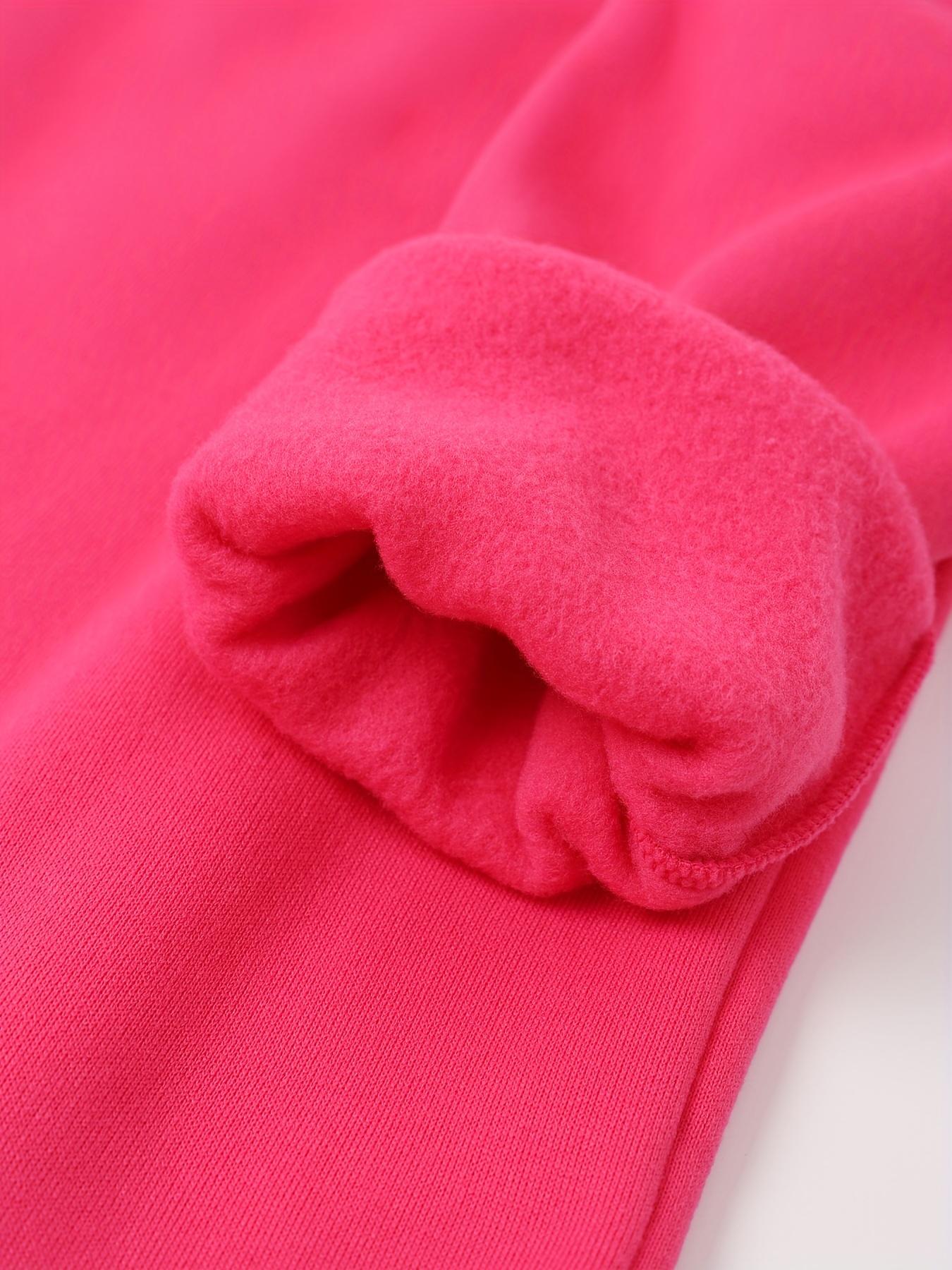 Sudadera con capucha roja con bolsillo para niños y niñas, color liso,  manga larga, deportiva, de 13 a 14 años, Rojo 