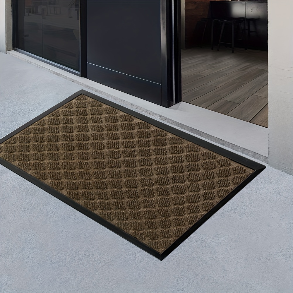 Thickened Dirt Resistant Indoor Doormat, Non Slip Door Mats Absorbent  Resist Dirt Entrance Inside Floor Mats For Entryway Washable - Temu