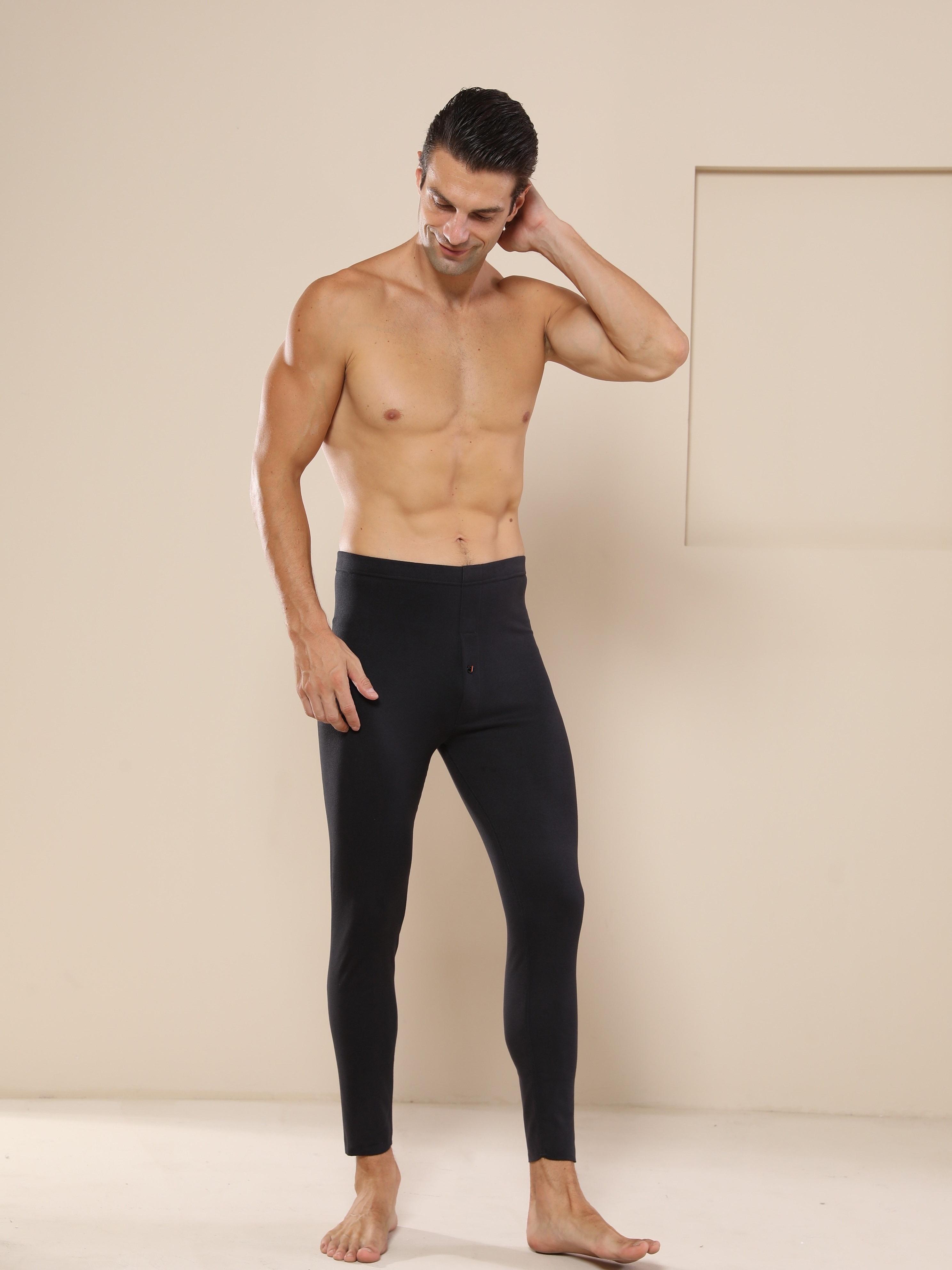Flexel Men's Skinny Fit Color Block Leggings Sun Protection - Temu