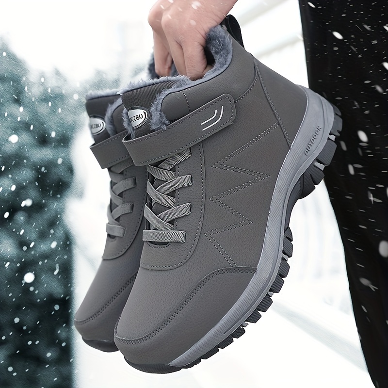 YisiNP Zapatos Invierno Hombres Botas Mujer Invierno Barefoot Botines Forro  Cálido Zapatos de Nieve : : Moda