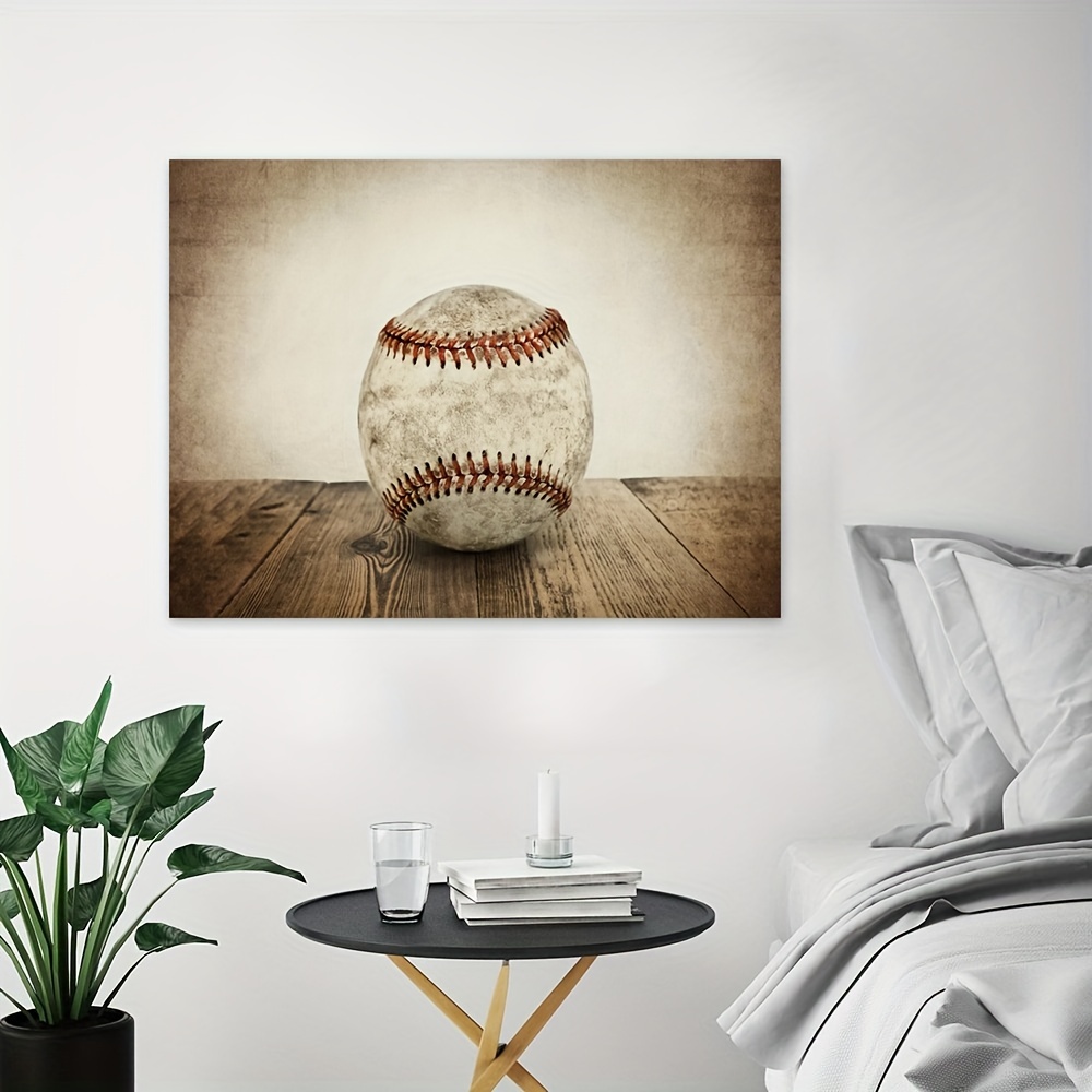 Vintage Baseball Poster Art Print