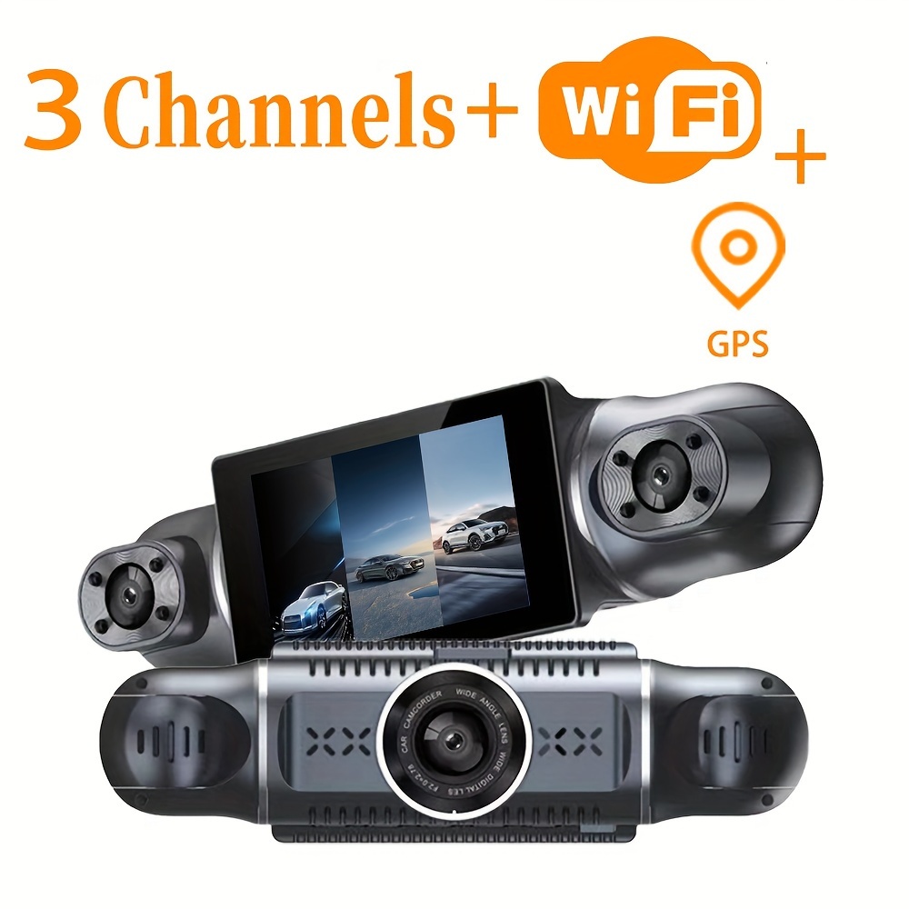 Dashcam Vorne Und Hinten, 4K-Auto-Blackbox, 1080p-Autokameras Mit  GPS-Tracking-System, Autos, 4K-Nachtsicht, WLAN