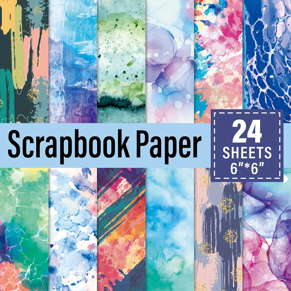 Marbled Scrapbook Paper Pad scrapbook Paper Pad Marbled - Temu