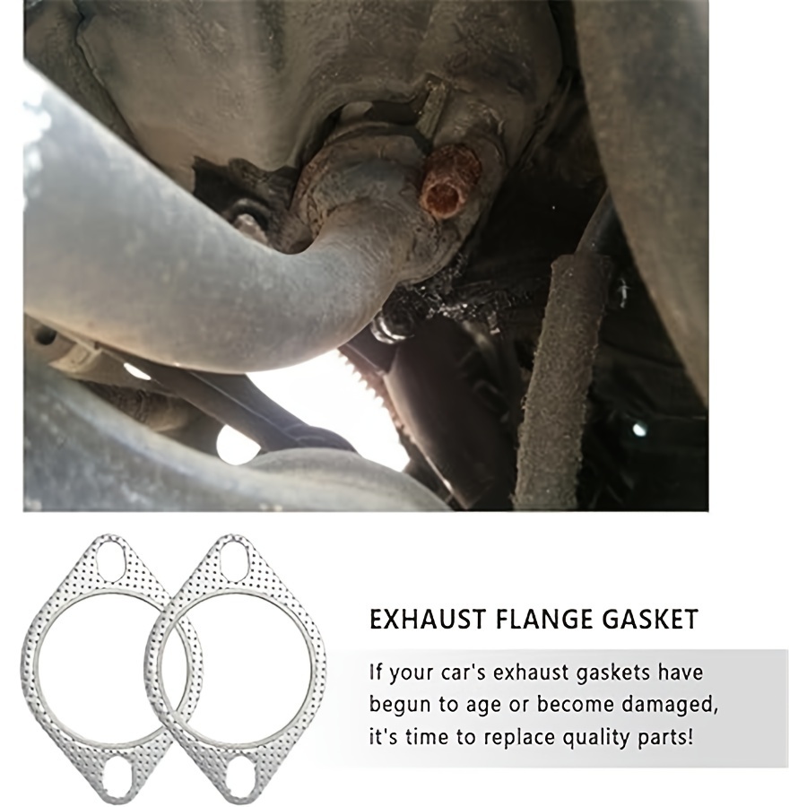 Car Exhaust Gasket, Bolt Exhaust Flange Gasket Replacement