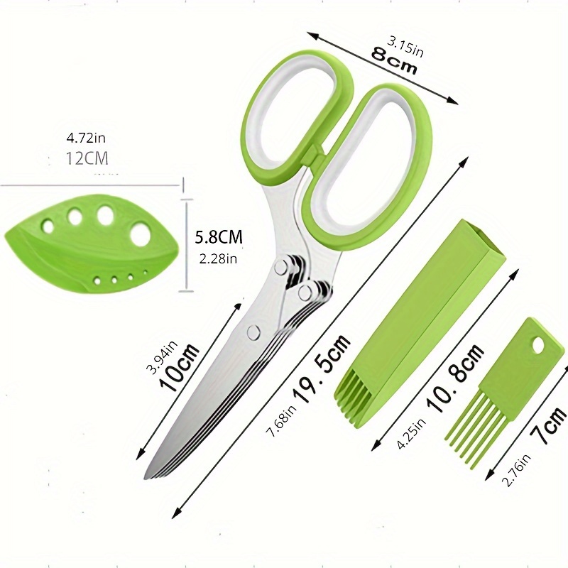 Stainless Steel Kitchen Scissors Multi Layer Kitchen - Temu