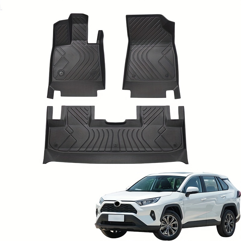 Car Floor Mats For Rav4 Rav 4 2019 2018 2017 2016 2015 2014 2013 Artificial Leather  Car Carpet Auto Pads Automobile Interior Accessories - Temu