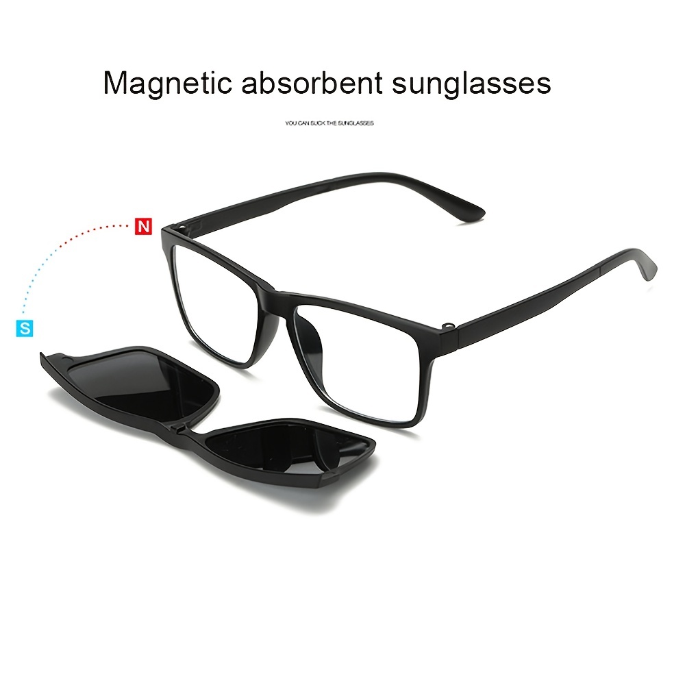 Magnetic Glasses Holder, Brooch Magnet Sunglasses Clip, Stainless Steel  Eyewear Accessories, Ideal choice for Gifts